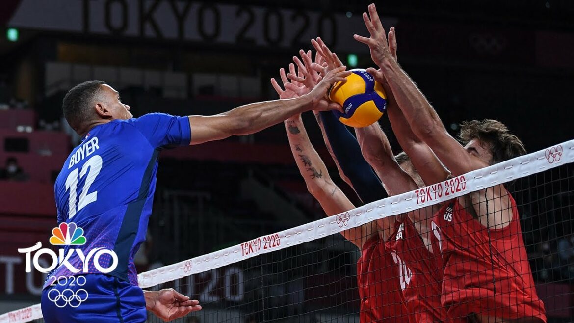 USA vs. France | Tokyo Olympics 2020: Men’s Volleyball highlights | NBC Sports