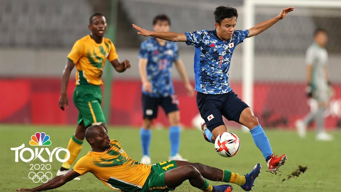 Japan vs. South Africa | Tokyo Olympics 2020: Men’s Soccer Highlights | NBC Sports