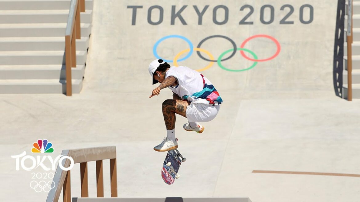 Top-ranked skateboarder Nyjah Huston makes Olympic debut at Tokyo Games for Team USA | NBC Sports