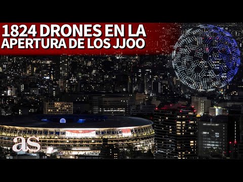 Olympic Games 2020 | The 1824 drones in the sky of the Olympic stadium in Tokyo: unforgettable moment | ACE