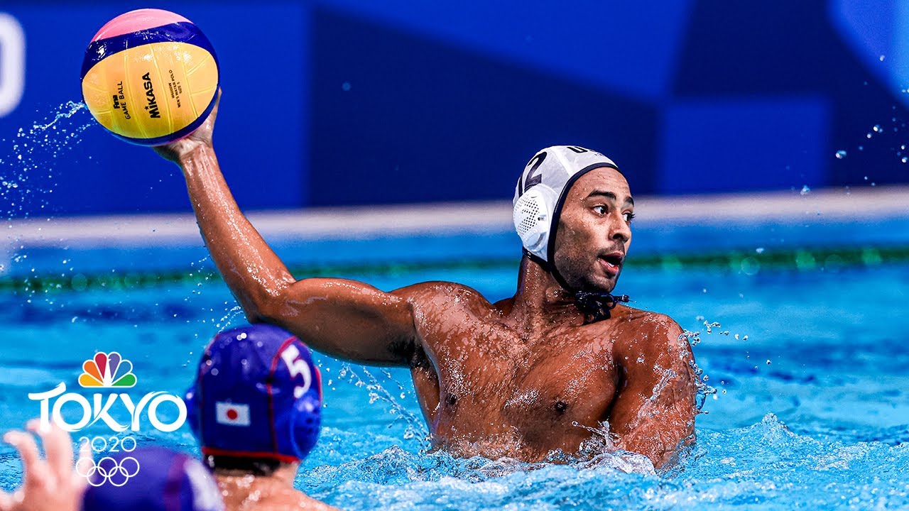 USA vs. Japan Tokyo Olympics 2020 Men's Water Polo Highlights NBC