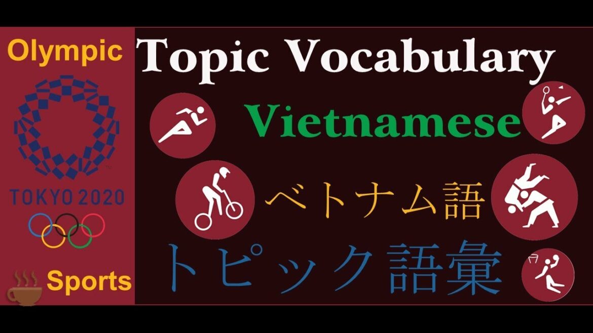 🔴 Olympics Tokyo 2020 ✩ Olympic Sports List.Topic Vocabulary ✩ Olympic Games List.Vocabulary