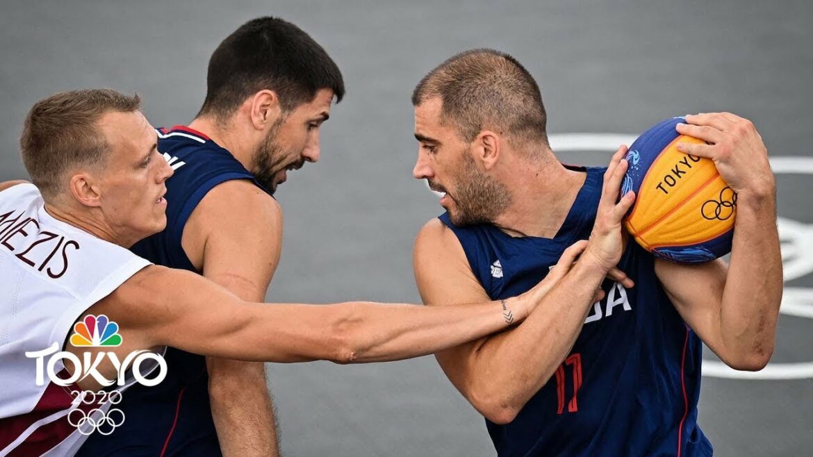 Latvia vs. Serbia | Tokyo Olympics 2020: Men’s 3×3 Basketball Highlights | NBC Sports