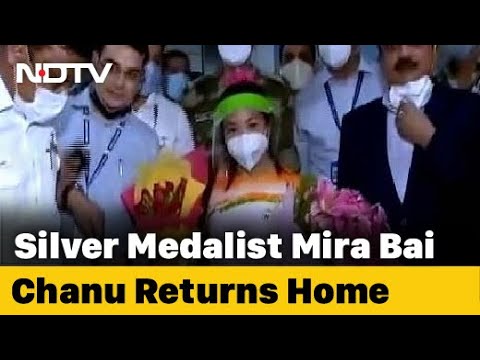 Tokyo Olympics Silver Medallist Mirabai Chanu Comes Home To Big Welcome