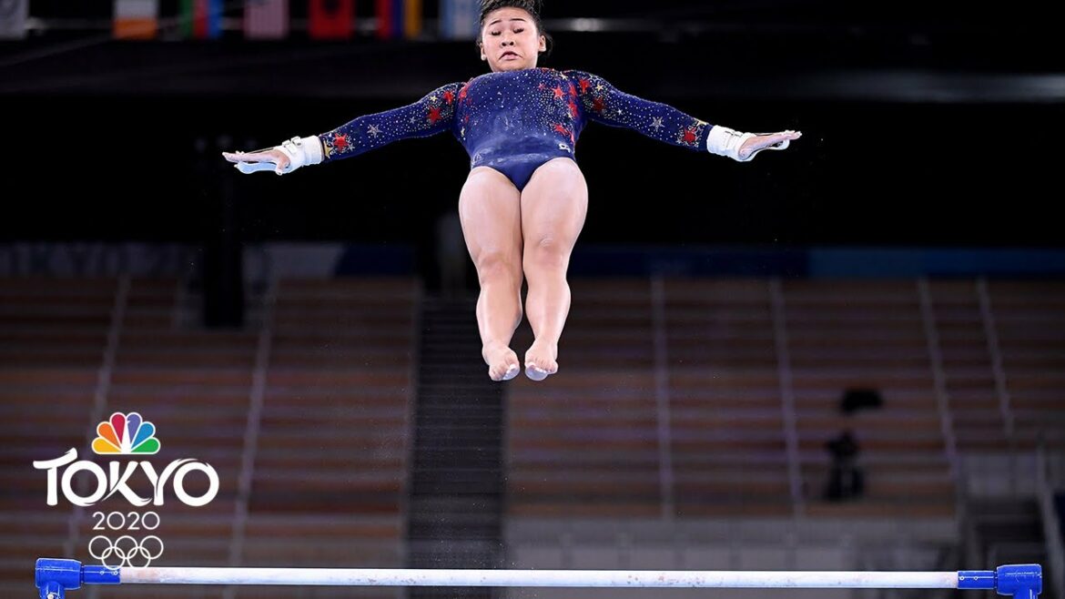 Suni Lee DAZZLES with bars routine, moves on to final | Tokyo Olympics | NBC Sports