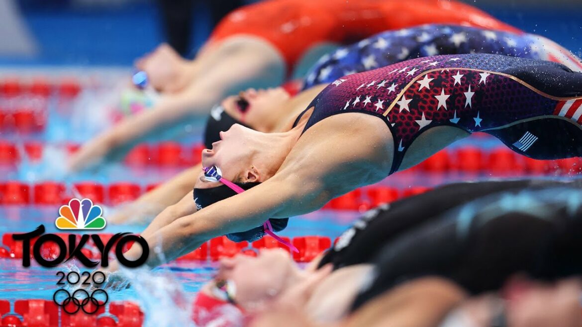 USA’s Regan Smith sets new Olympic record in 100m backstroke semifinal | Tokyo Olympics | NBC Sports