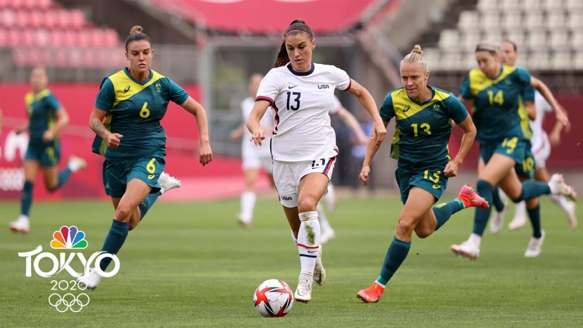 USA vs. Australia | Tokyo Olympics 2020: Women’s Soccer Highlights | NBC Sports