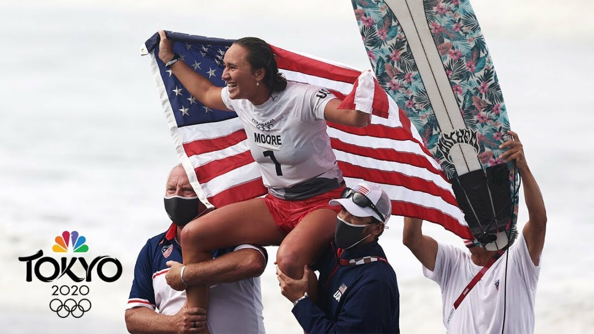 American Carissa Moore is the FIRST Olympic women’s surfing champ | Tokyo Olympics | NBC Sports