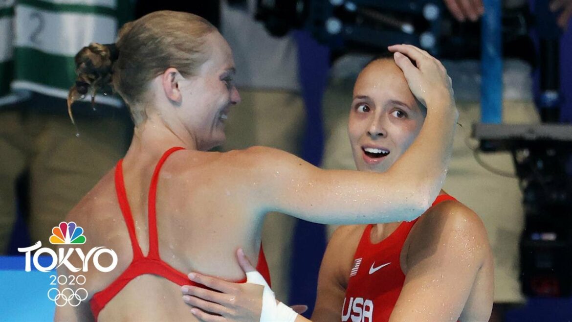 Jessica Parratto, Delaney Schnell make history with synchro silver | Tokyo Olympics | NBC Sports
