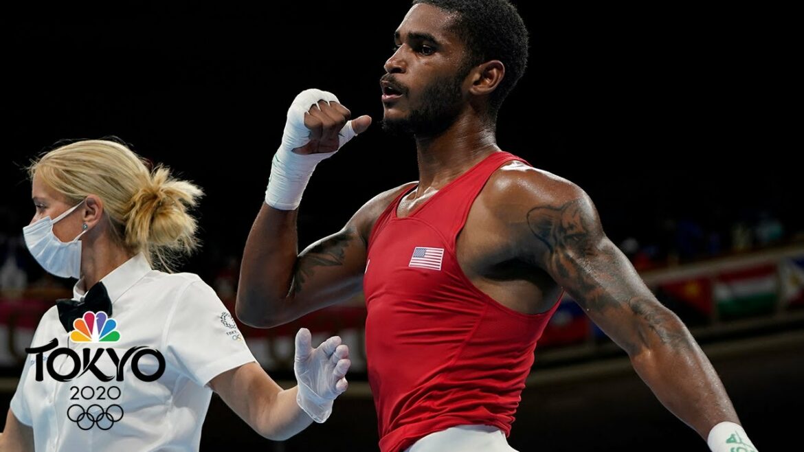 American Delante ‘Tiger’ Johnson roars into welterweight quarters | Tokyo Olympics | NBC Sports