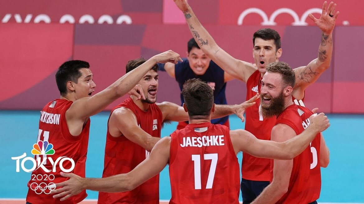 USA men’s volleyball takes care of business against Tunisia | Tokyo Olympics | NBC Sports