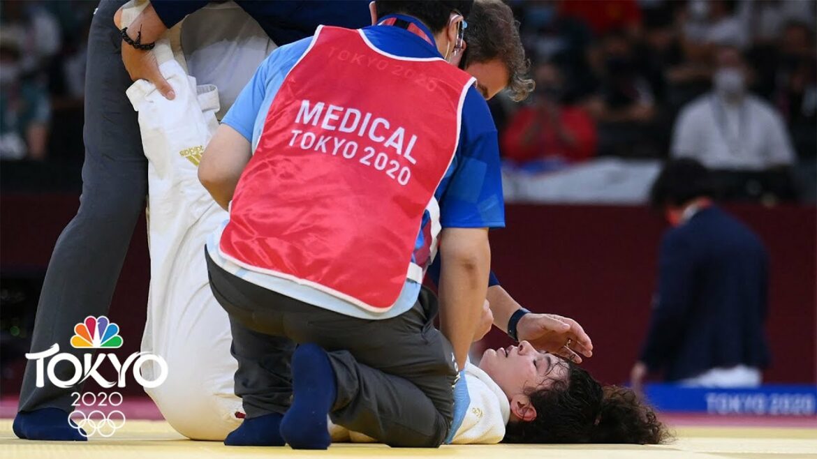 Chizuru Arai CHOKES OUT opponent to advance to judo final | Tokyo Olympics | NBC Sports