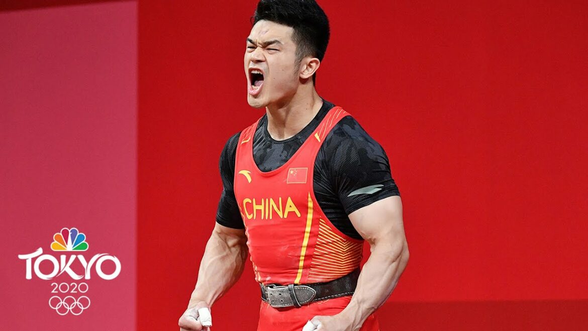 China’s Shi lifts combined 802.48 POUNDS for new world record | Tokyo Olympics | NBC Sports
