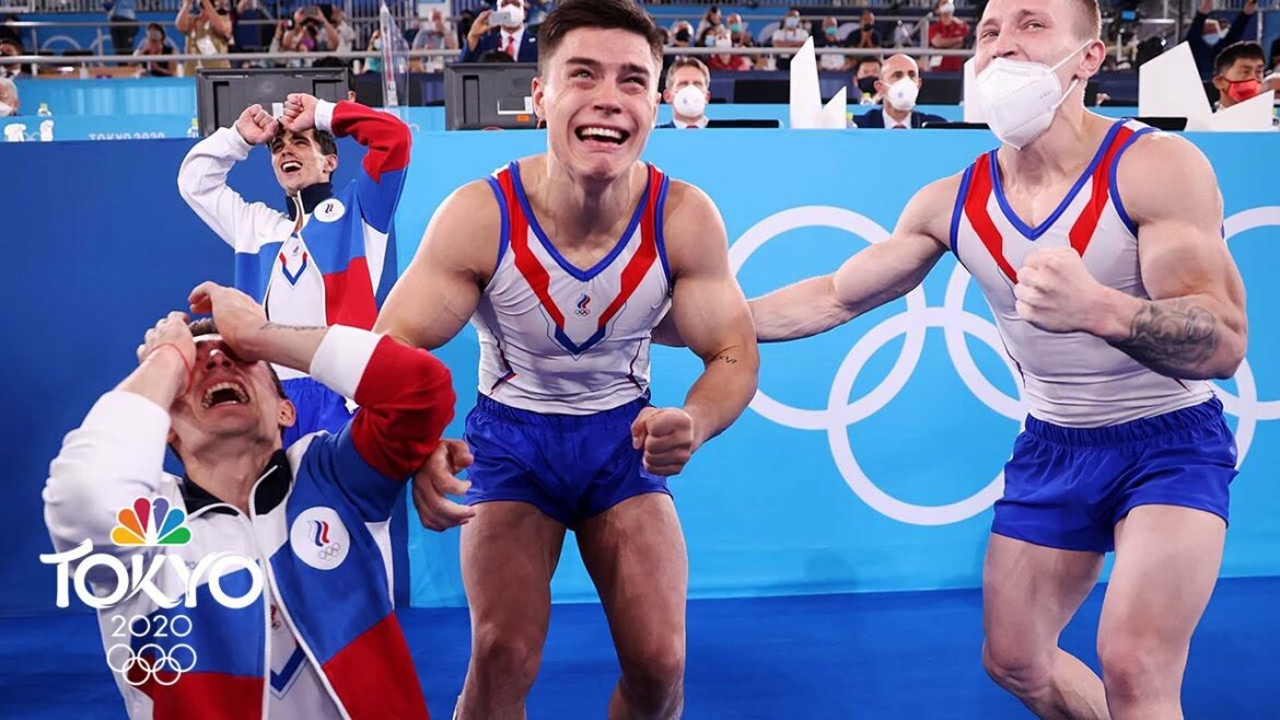 ROC dazzles in emotional win, first team gymnastics gold in 25 years | Tokyo Olympics | NBC Sports