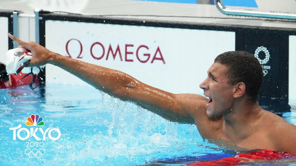Reimagined: Tunisia’s Ahmed Hafnaoui pulls upset win in 400m free | Tokyo Olympics | NBC Sports