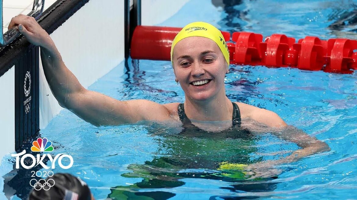 Ariarne Titmus sets Olympic record, wins 200 free; Katie Ledecky fifth | Tokyo Olympics | NBC Sports