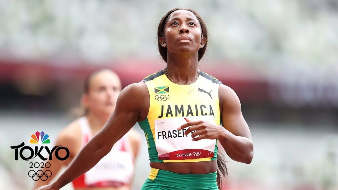 Jamaican Shelly-Ann Fraser-Pryce commands 100m heat, runs a 10.84 | Tokyo Olympics | NBC Sports