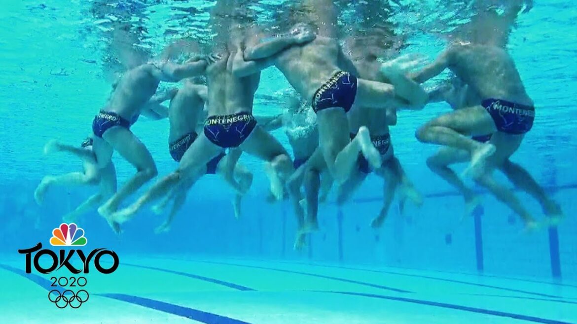What happens below the surface of the Olympic swimming pool? | Tokyo Olympics | NBC Sports