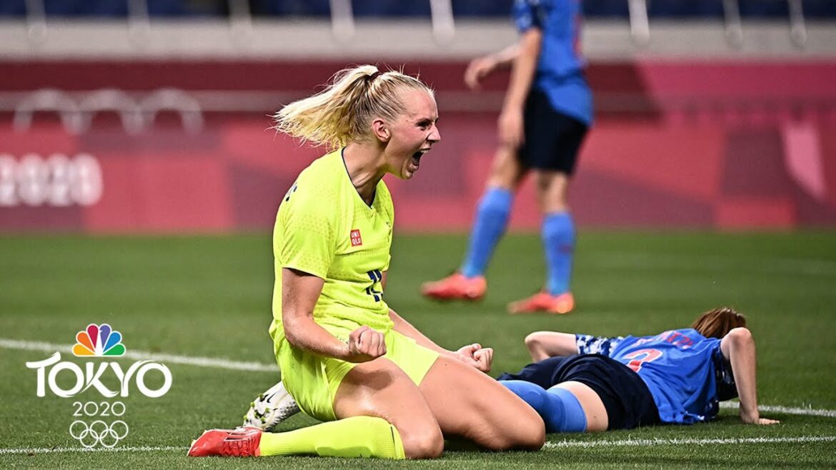 Sweden stays unbeaten, fends off Japan to advance to semis | Tokyo Olympics | NBC Sports