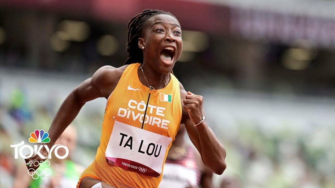 Marie-Josee Ta Lou smokes the field, clocks fastest time of prelims | Tokyo Olympics | NBC Sports