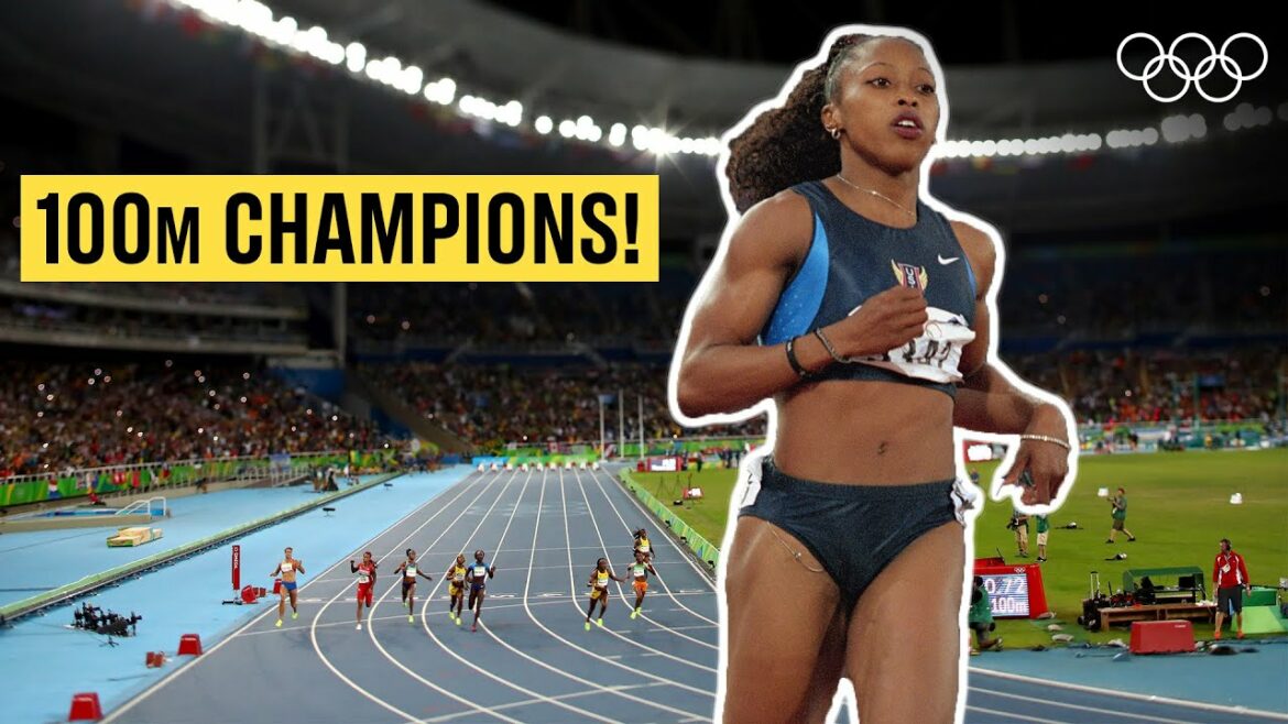 Women’s 100m Athletics πββοΈ Last 5 Champions!