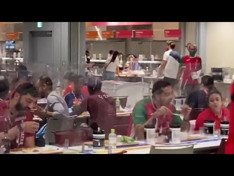 Video of the cafeteria in the Tokyo Olympic Village –Tokyo Olympics Athletes’ village cafeteria