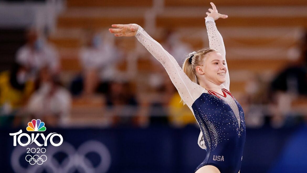 Jade Carey WINS GOLD in floor exercise to wrap up her Tokyo Olympics | NBC Sports