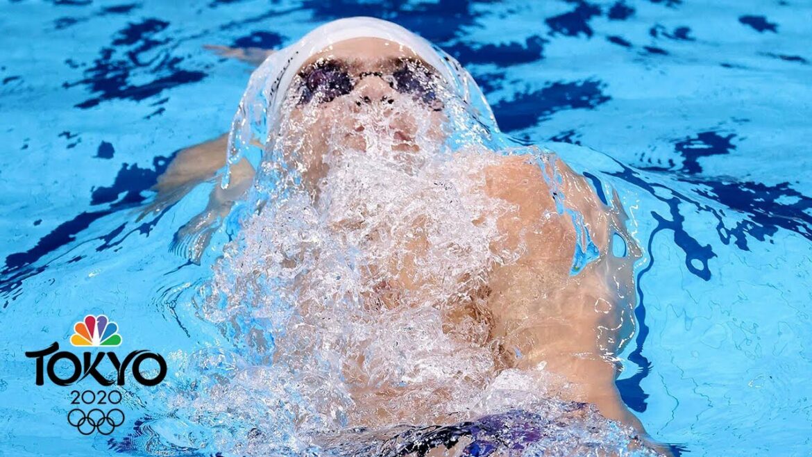 Evgeny Rylov holds off Ryan Murphy for gold, sets 200m back Olympic record in Tokyo | NBC Sports