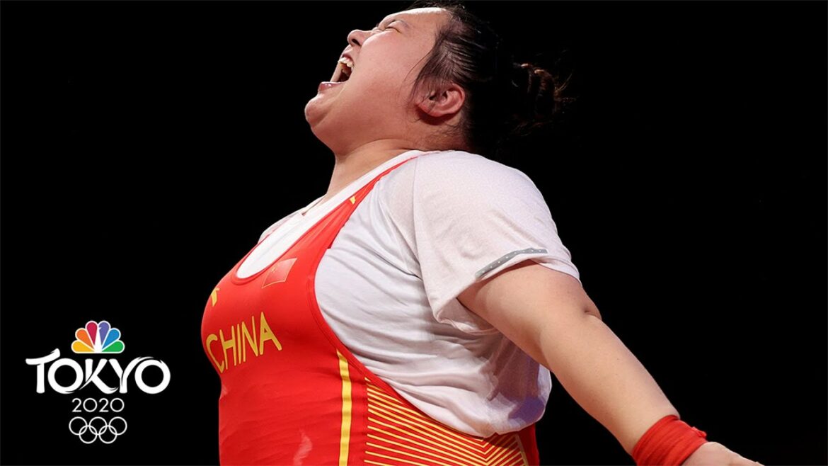 Li Wenwen breaks ALL THREE Olympic records for 87kg+ gold | Tokyo Olympics | NBC Sports