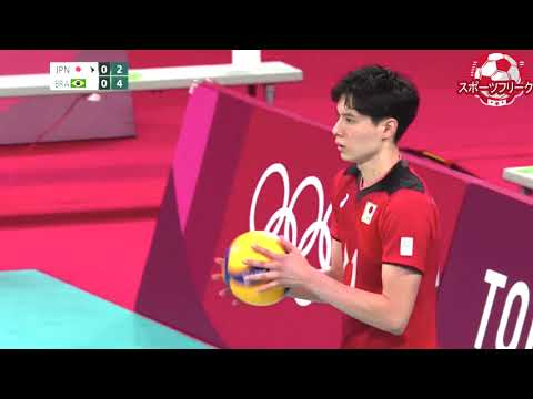 Tokyo Olympics Men | Japan x Brazil | August 3, 2021 | Data from Yuji Nishida, Yuki Ishikawa, and Ai Takahashi