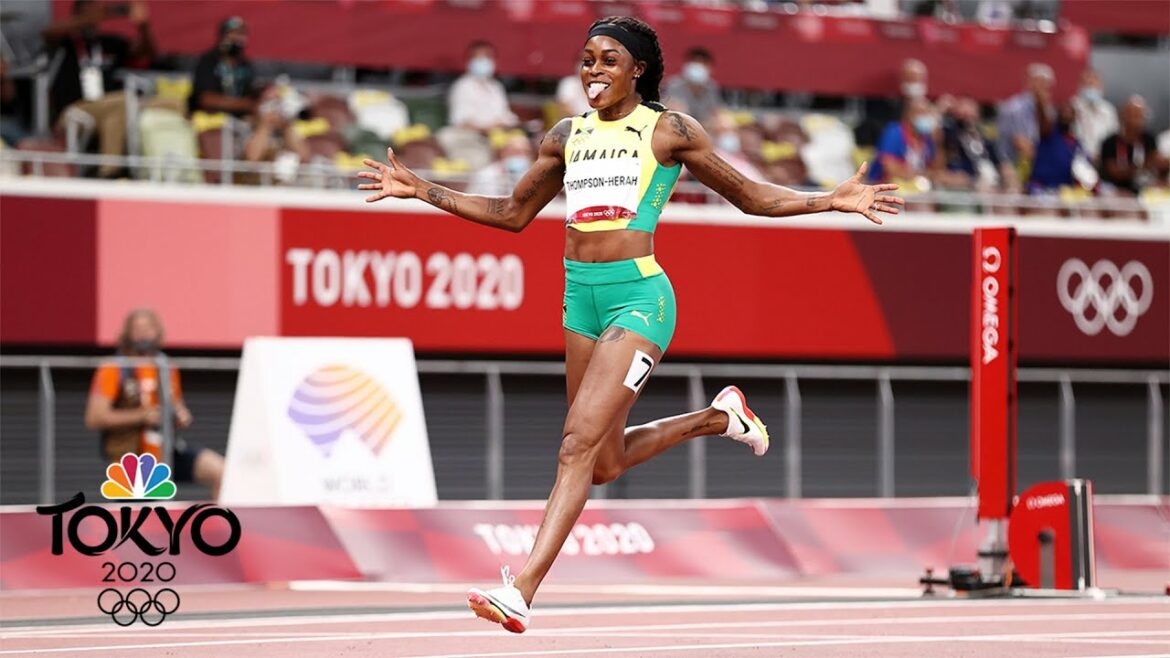 Double defended: Elaine Thompson-Herah wins ELECTRIC 200m final | Tokyo Olympics | NBC Sports