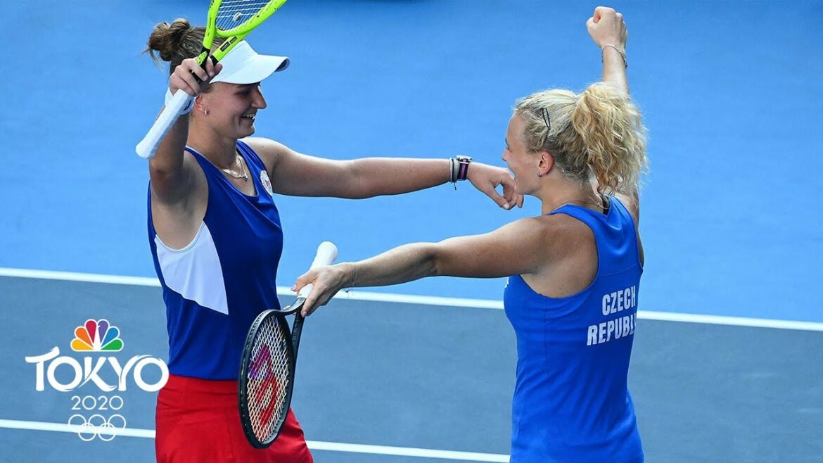 Czech Republic beats Switzerland in straight sets for doubles gold | Tokyo Olympics | NBC Sports