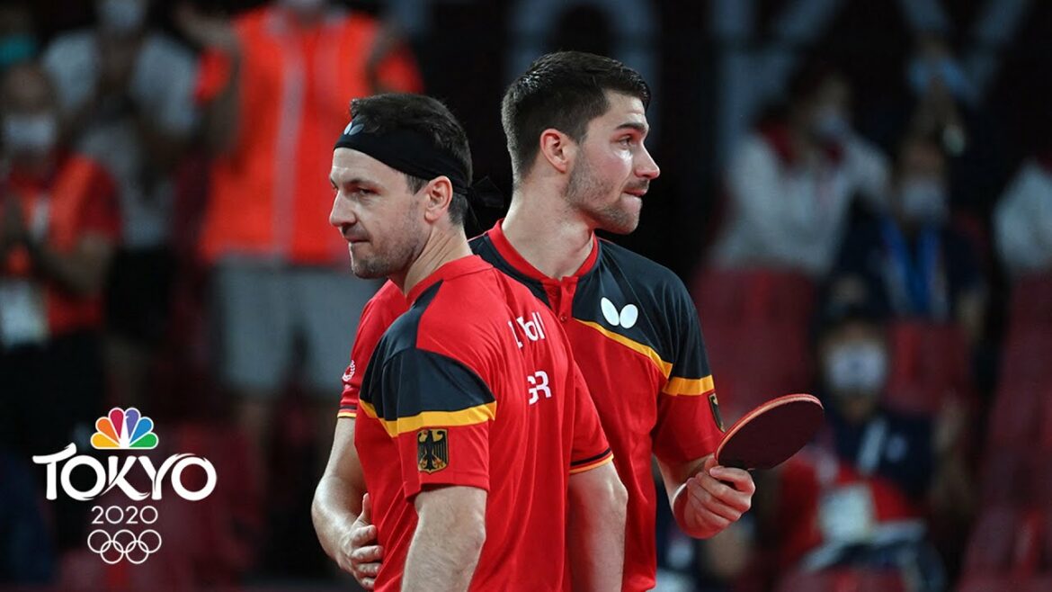 Germany upsets No. 12 Chinese Taipei in table tennis quarterfinals | Tokyo Olympics | NBC Sports