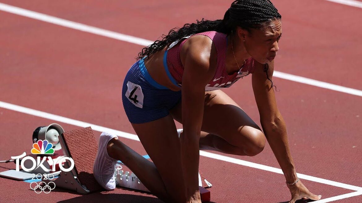 Allyson Felix wins 400m heat with third-best time of prelims | Tokyo Olympics | NBC Sports