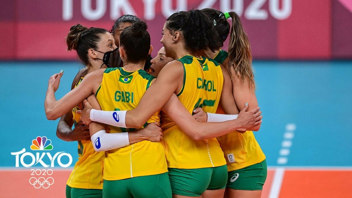Gabriela Guimaraes rallies Brazil to quarterfinal win over ROC | Tokyo Olympics | NBC Sports