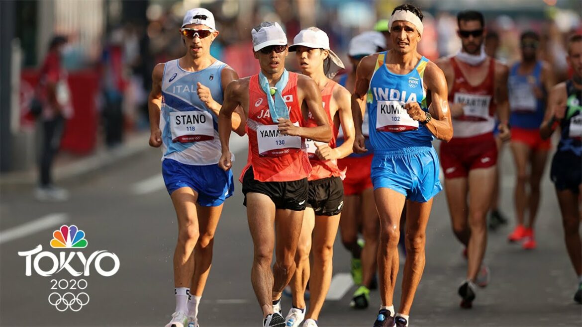Massimo Stano wins men’s 20km race walking gold medal | Tokyo Olympics | NBC Sports