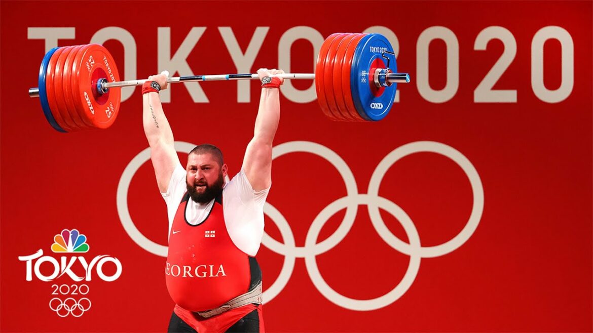 Lasha Talakhadze smashes ALL THREE world records in men’s 109kg class | Tokyo Olympics | NBC Sports