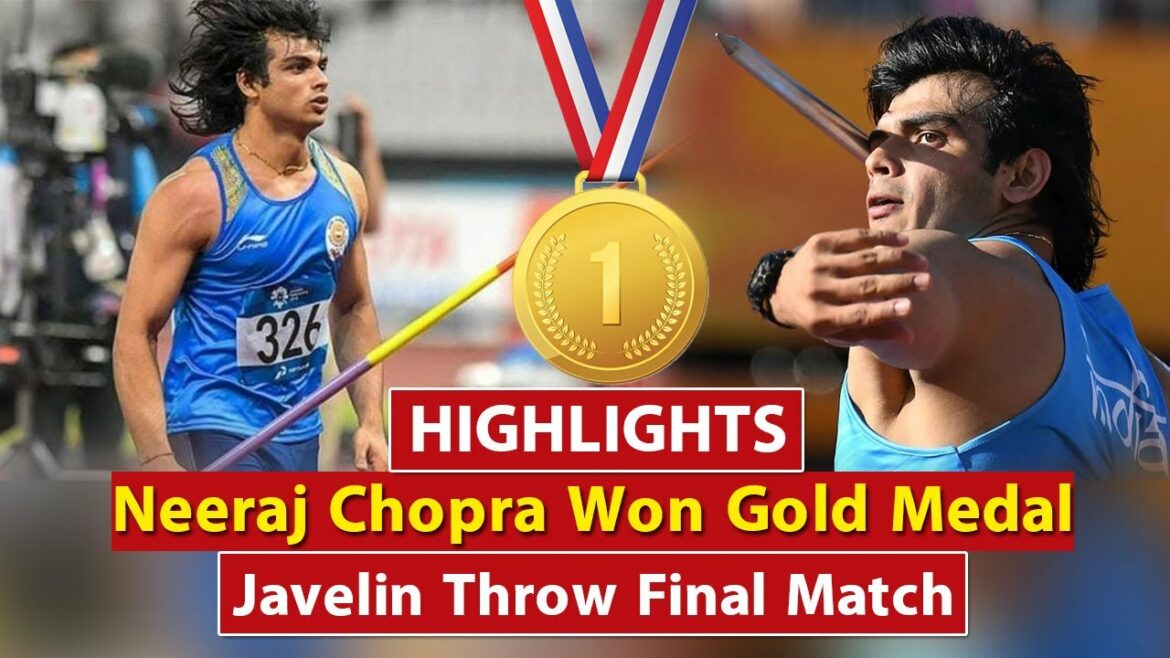 Olympic 2020: Neeraj Chopra Won The Gold Medal in Javelin Throw |Neeraj Final Throw Highlights Match