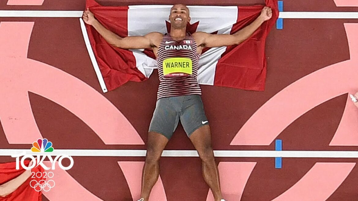 Damian Warner sets new decathlon Olympic record to finally win gold | Tokyo Olympics | NBC Sports