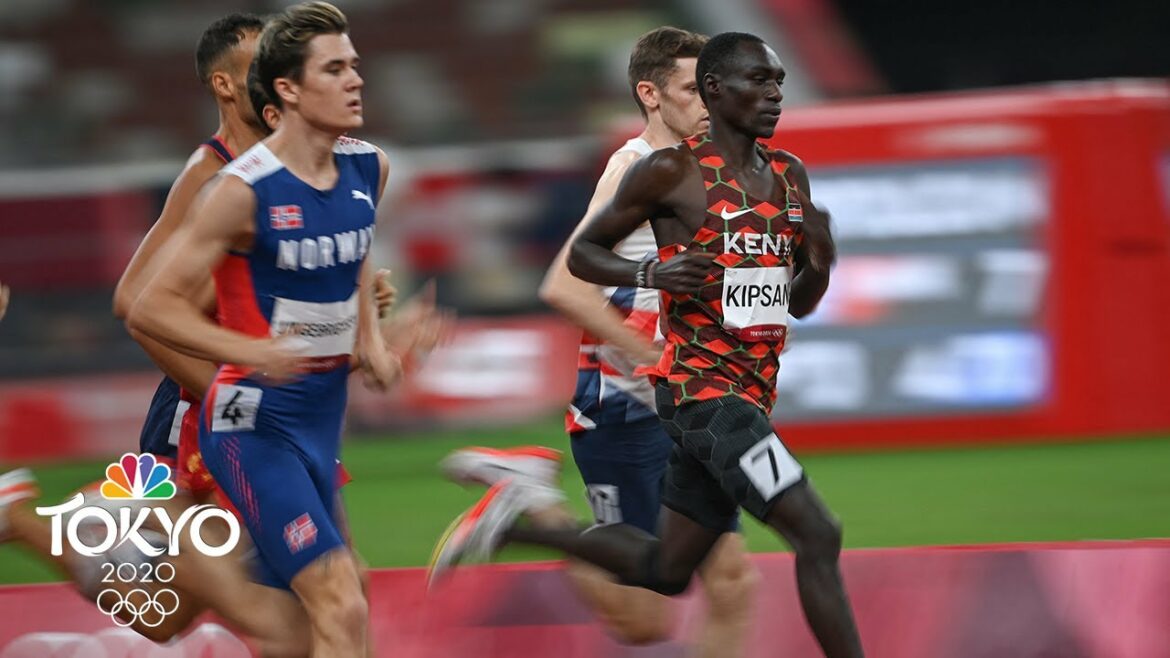 Abel Kipsang sets new Olympic record in 1500m semifinal win in Tokyo (With Replays) | NBC Sports