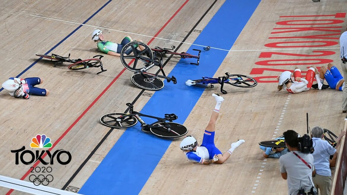 The most unbeilevable cycling crashes from the 2020 Olympics | Tokyo Olympics | NBC Sports