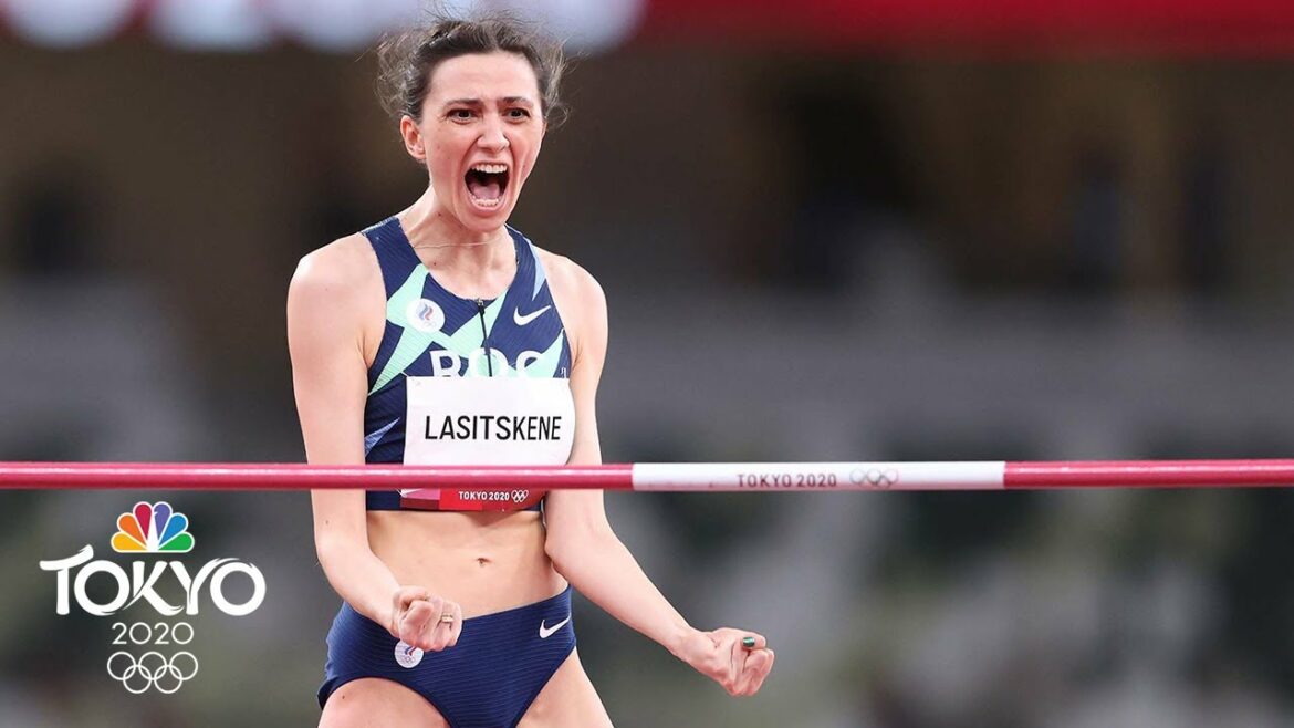 ROC’s Maria Lasitskene marks Olympic debut with high jump gold in Tokyo | NBC Sports