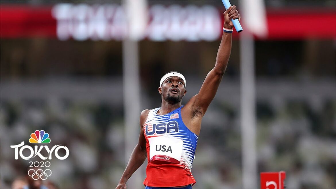 Rai Benjamin anchors U.S. men to redemption in the 4x400m relay | Tokyo Olympics | NBC Sports