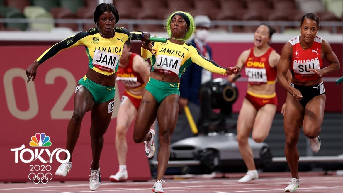 Jamaica’s all-star relay team wins dominant 4x100m gold (With Replays) | Tokyo Olympics | NBC Sports