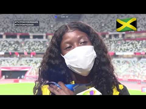 TEAM 🇯🇲 JAMAICA WOMENS 4X400M RELAYS POST RACE INTERVIEW TOKYO OLYMPIC GAMES 2021 #TOKYO2021