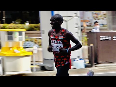 TOKYO 2020 Men’s marathon Kipchoge, Osako / Other runners some accident.