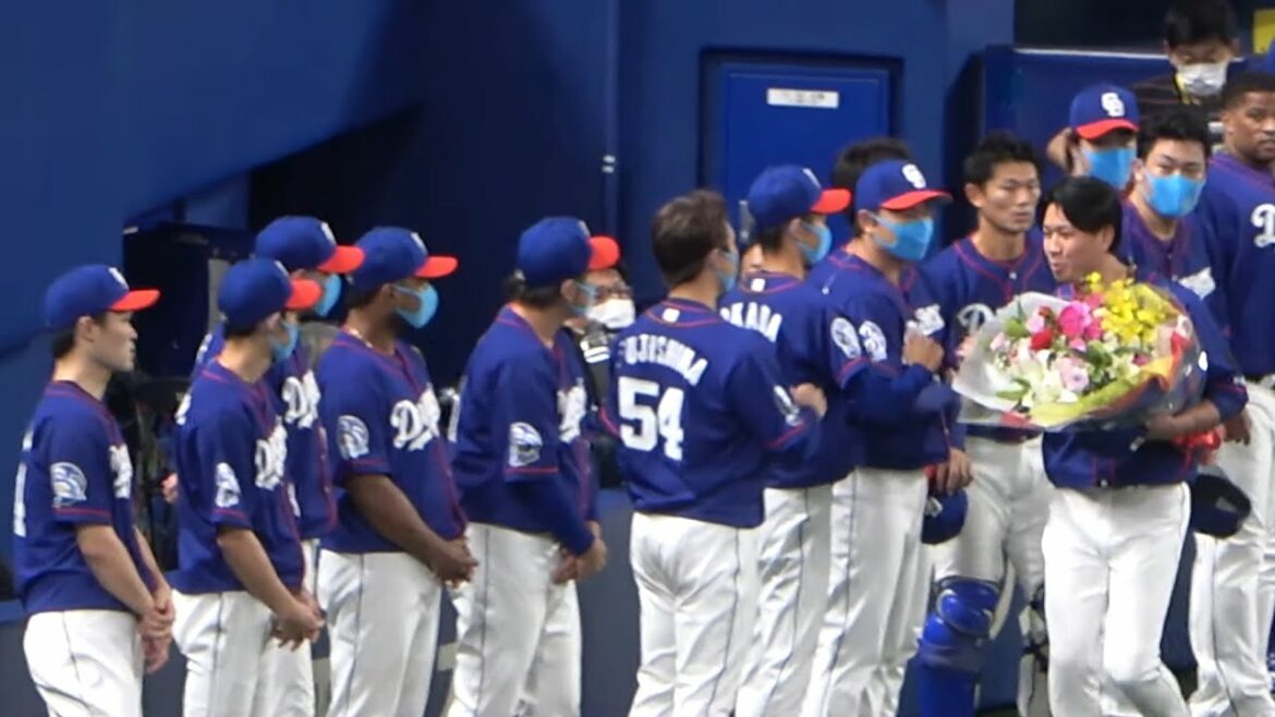 Yudai Ohno is blessed by winning a gold medal at the Olympics, and the touch with the pitchers is appropriate (laughs) (2021/08/17)