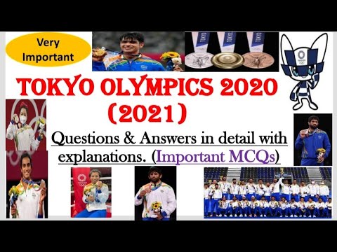 Important MCQ’s of Tokyo Olympics 2020 (2021)
