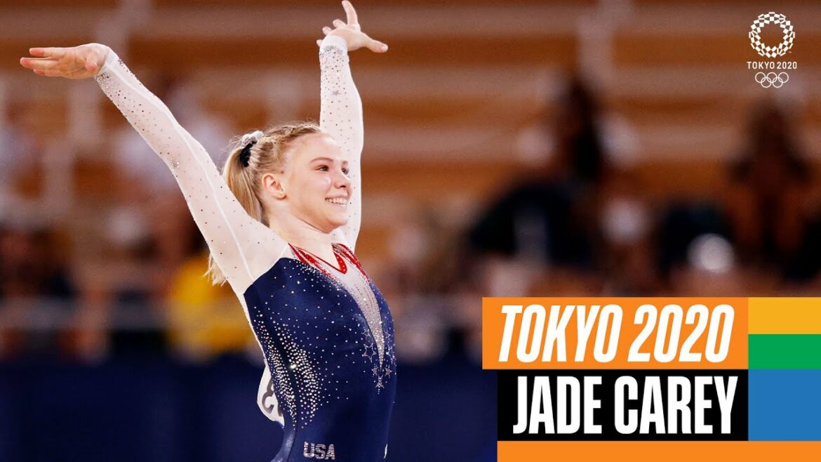 🤸♀️ Jade Carey’s 🇺🇸 Winning Women’s Floor Routine | Tokyo Replays