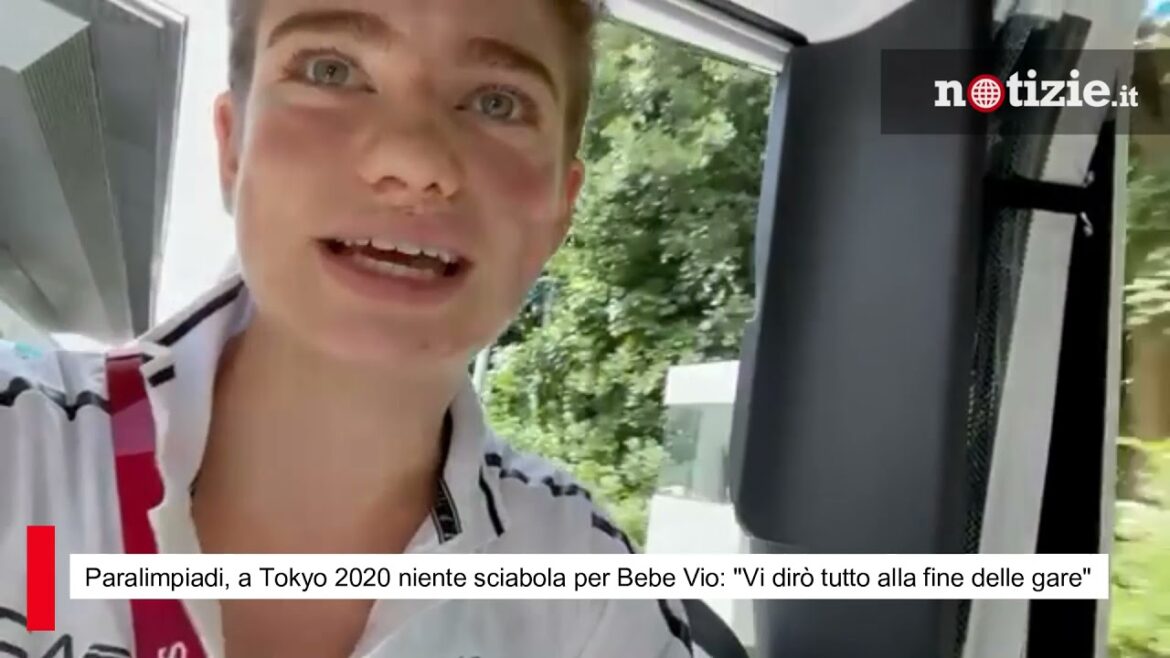 Paralympics, in Tokyo 2020 no saber for Bebe Vio: "I’ll tell you everything at the end of the races"